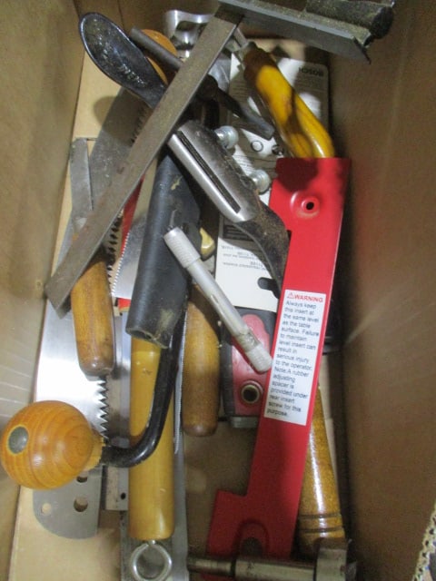 Wood Working Tool Lot: .