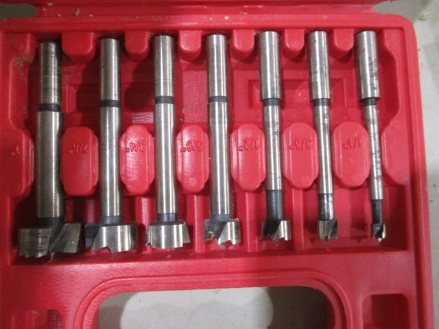 7 Piece Forstner Bit Set: .