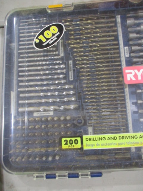 200 Piece Ryobi Drilling & Driving Kit - 4