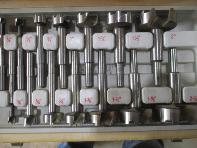 Porter Cable Forstner Bit Set: .