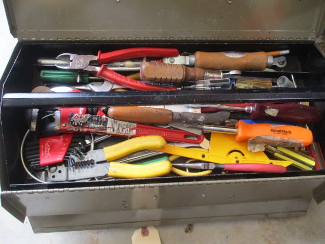 Park Metal Tool Box Filled with Tools - 2