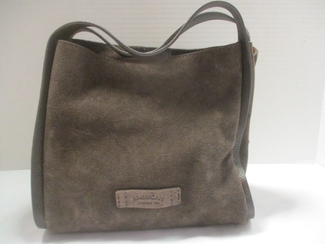 American Leather Co. Suede Purse (1 of 5)
