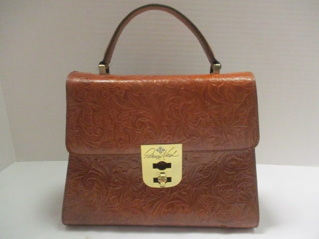 Patricia Nash Leather Purse w/Floral Tooling (1 of 7)