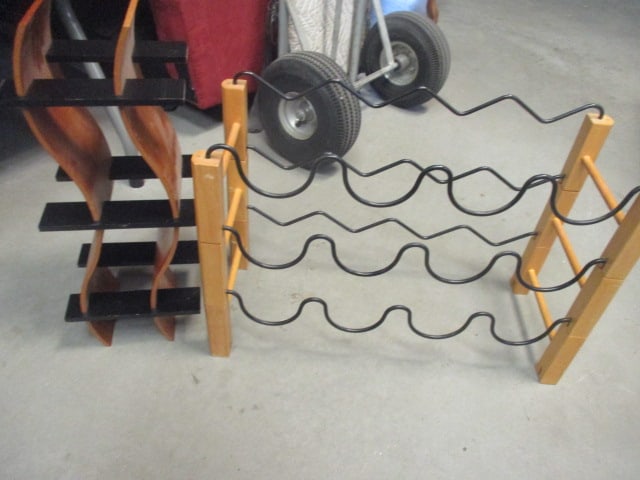 Wine Rack & Wood Shelf: See all pictures