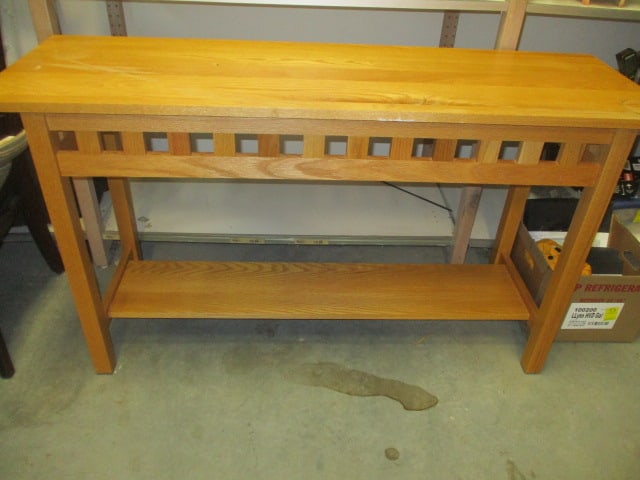 Mission Style Console Table (1 of 6)
