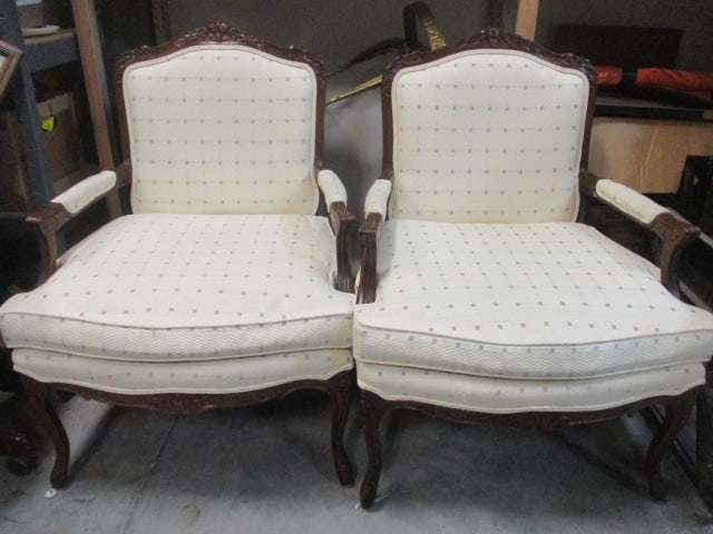 French Provincial Style Armchairs (PR) (1 of 6)
