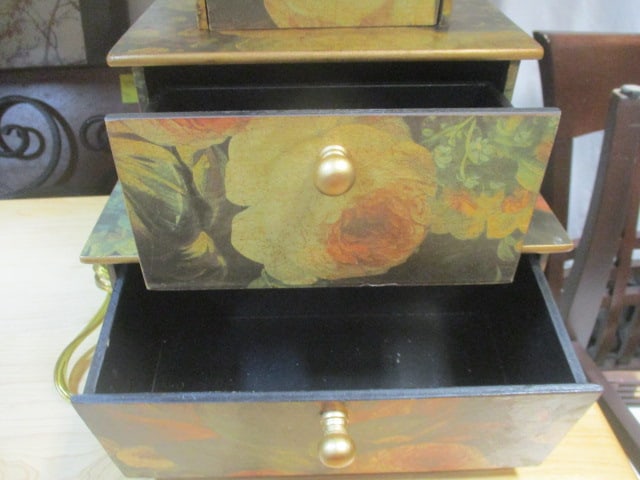 Decorative Lamp w/3 Storage Box Base - 2