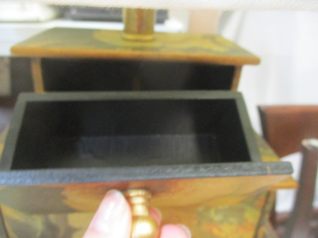 Decorative Lamp w/3 Storage Box Base - 3