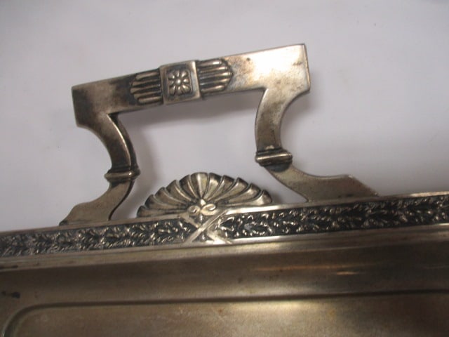 800 German Silver Tray (55.4 OZT) Silver - 2