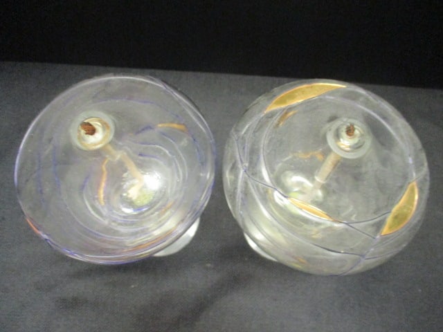 Romanian Style Hand Blown Oil Lamps (PR) - 2