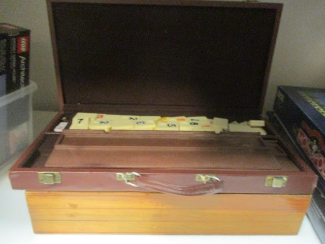 Vtg. Rummikub Game in Case & Vtg. Tarasco Style Chess Set (1 of 5)