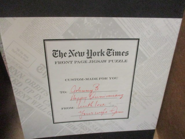 New York Times (Lot of 3) Jigsaw Puzzles, Map Puzzle, & - 4