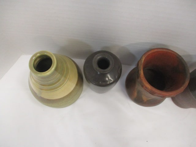 Pottery Vases (Lot of 5) - 5