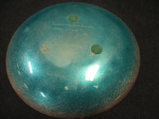 Enamel Over Copper (Lot of 2) MCM Design Bowls - 7