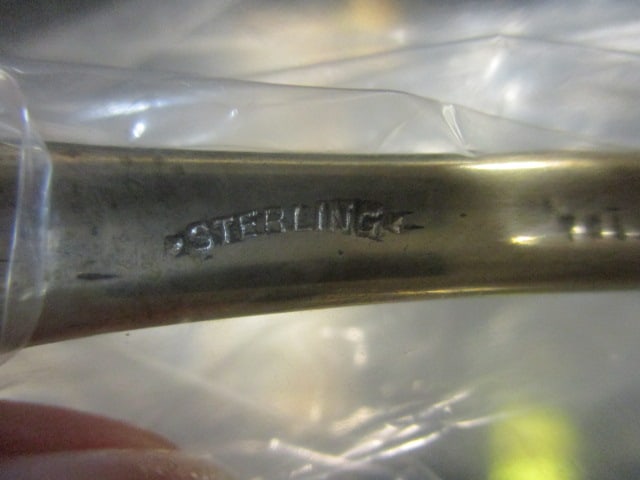 Sterling 'Florentine Lace' Style Fork & Spoon Set (8.81 OZT) - 5