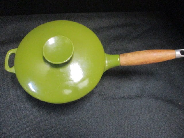 Green Enameled Cast Iron Sauce Pot - 2