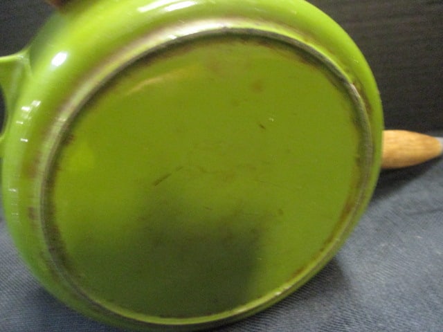 Green Enameled Cast Iron Sauce Pot - 4