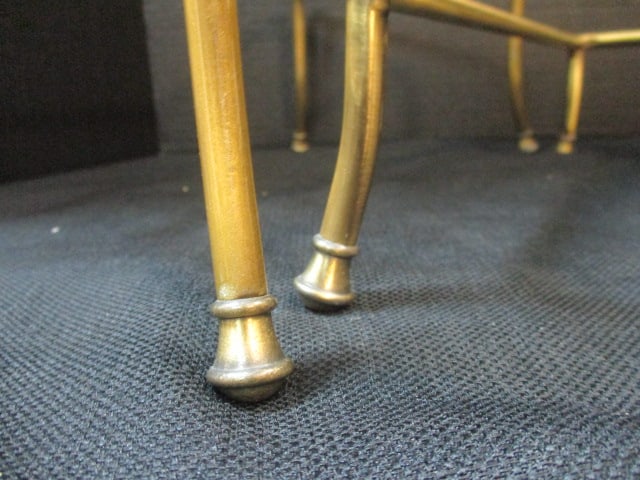 Brass Colored Casserole Stands (Lot of 2) - 3