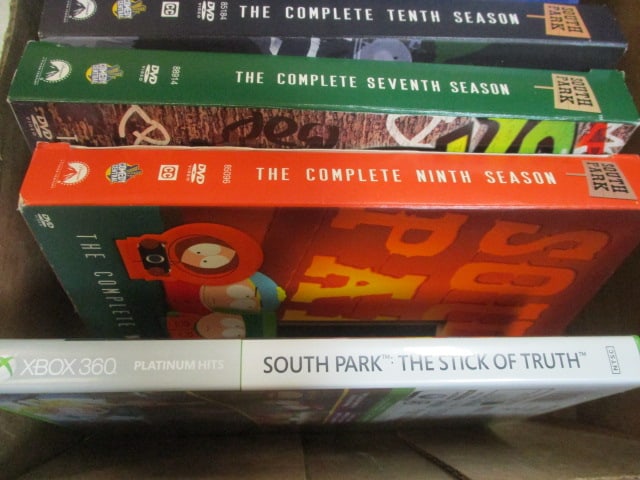 South Park Ten Seasons DVD's & Southpark Xbox 360 Game - 2