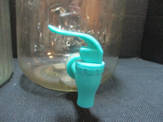 Aladdin Mason Jar Drink Dispenser & Ribbed Glass Drink Dispenser - 4