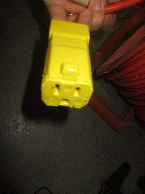 2 Sets of Drop Cords on Cord Reel - 3