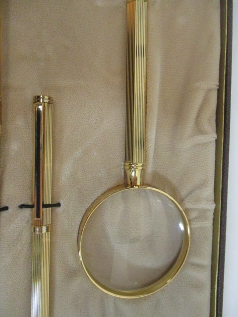 Manchester Executive Collection Brass Desk Set - 3