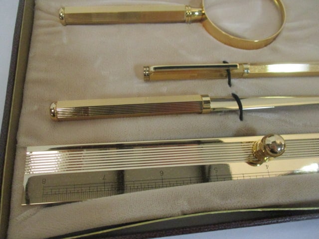 Manchester Executive Collection Brass Desk Set - 4