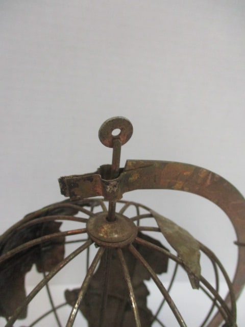 Berkeley Designs Copper Music Box Globe Sculpture - 4