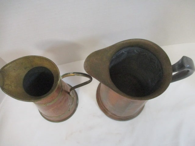 Copper & Brass (Lot of 2) Pitchers - 2