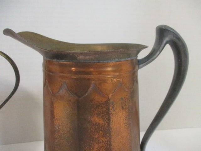Copper & Brass (Lot of 2) Pitchers - 5