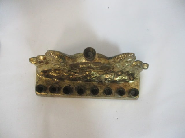 Brass Hanukkah Menoras (Lot of 2) Parkway & Wainberg - 3