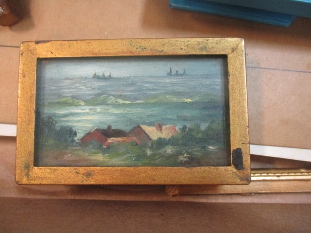 Small Paintings, Bamboo Easel, Sketchbook w/Sketches - 3