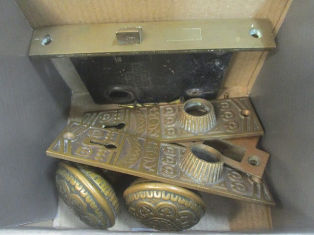 Vintage Copper Door Handle: .