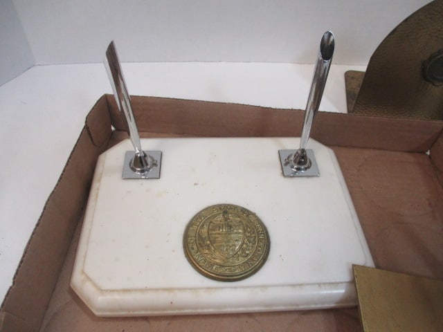 Clemson A&M College Bookends, Horseshoe Bookend, - 2