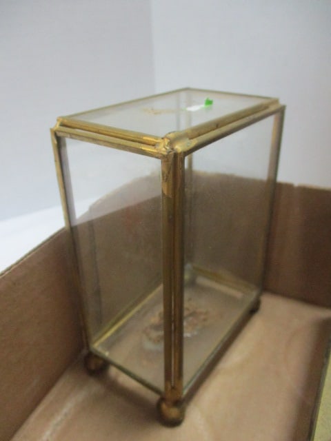 Brass Mirror & Collector Boxes - 9