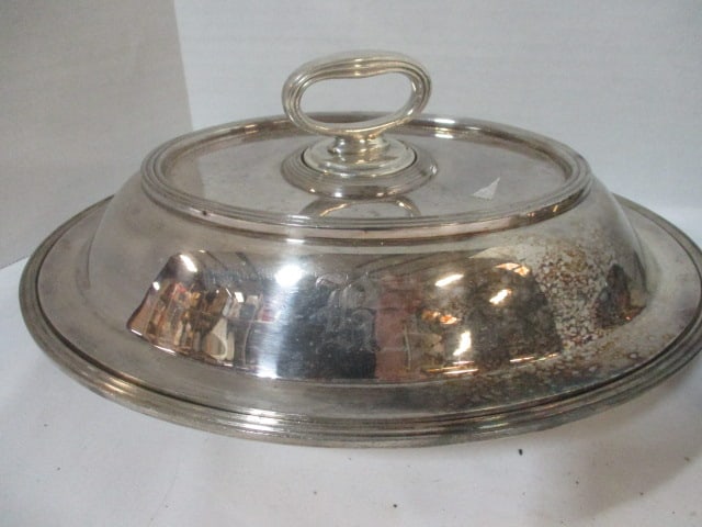 Silverplate (Lot of 2) Lidded Servers - 2