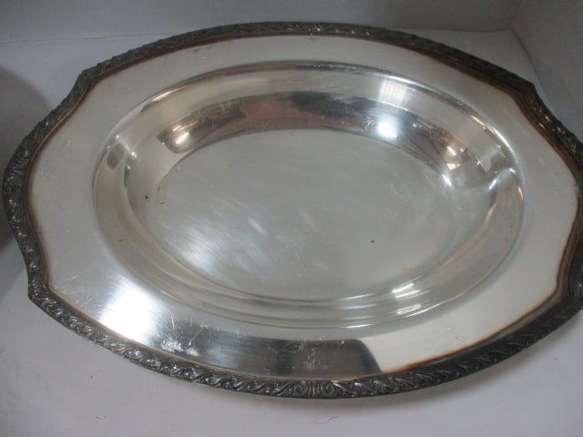 Silverplate (Lot of 2) Lidded Servers - 6