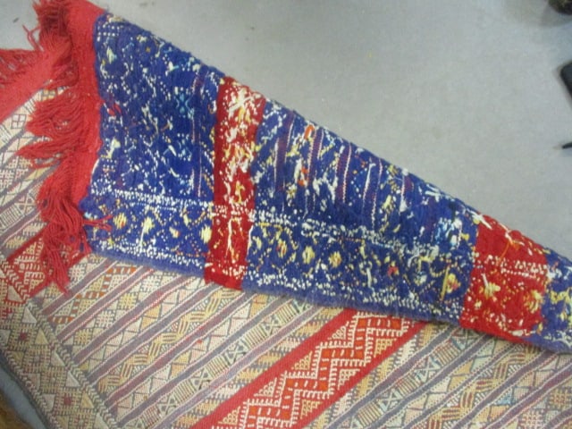 Antique French Style Silk Fabric (2) Table Runners & Vtg. - 8