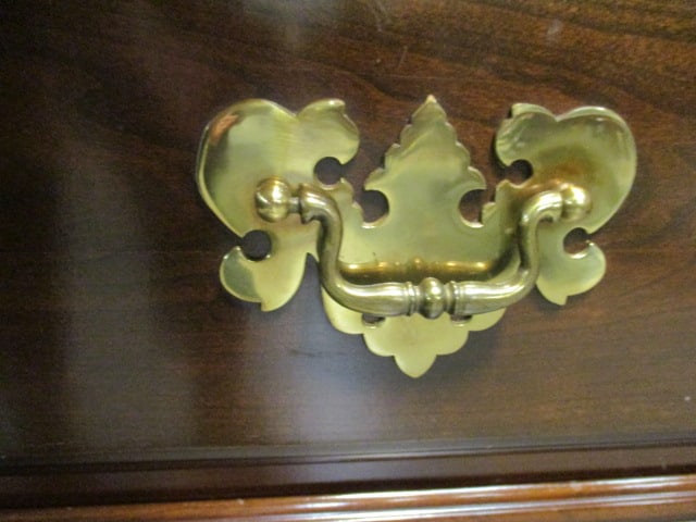 Harden Colonial Revival Mahogany 2 Piece Illuminated Breakfront China Hutch - 16