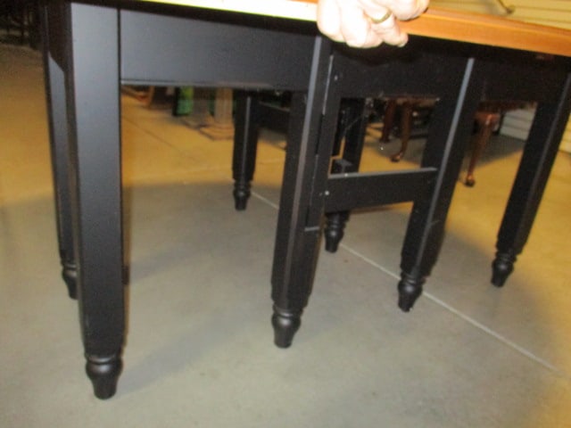 Ethan Allen New Country 2 Tone Gate Leg Dining Table - 6