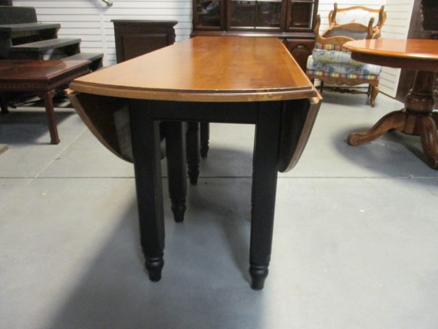 Ethan Allen New Country 2 Tone Gate Leg Dining Table - 8