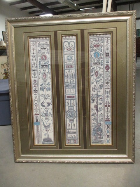 Large Vanguard Studios Triptych Reproduction of Raphael's "Logge di Raffaele" (1 of 10)