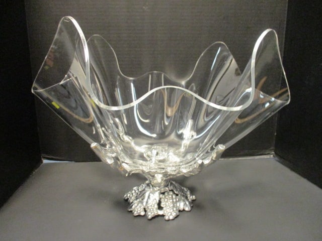 1996 Arthur Court Cast Aluminum Grapevine Centerpiece Stand (1 of 8)