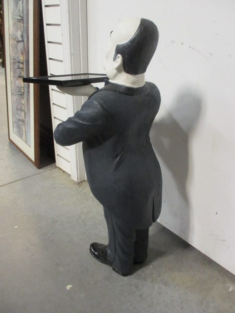 Novelty "Jeeves" Butler Valet Stand/Accent Table - 5