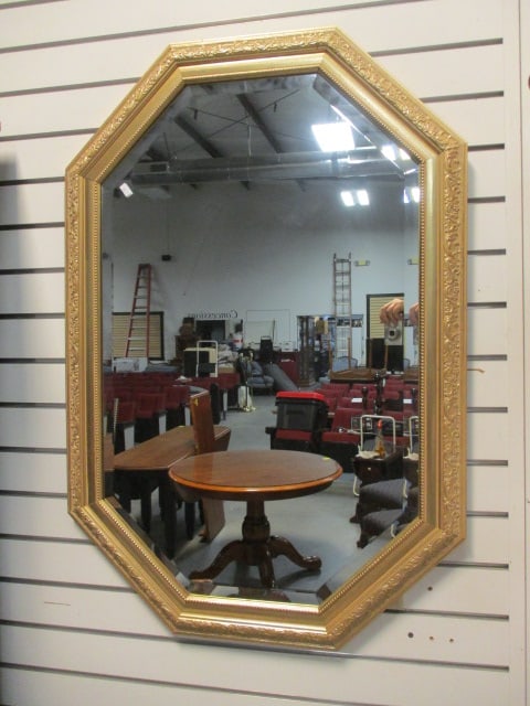 Gold Gilt Beveled Mirror (1 of 4)