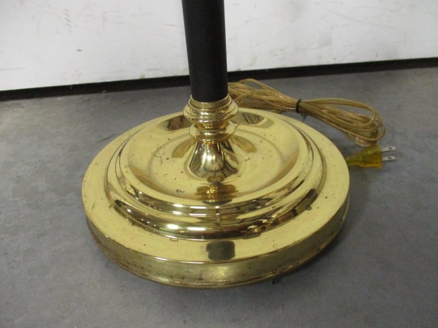 Black and Brass Neoclassical Inspired Candlestick Floor Lamp - 4