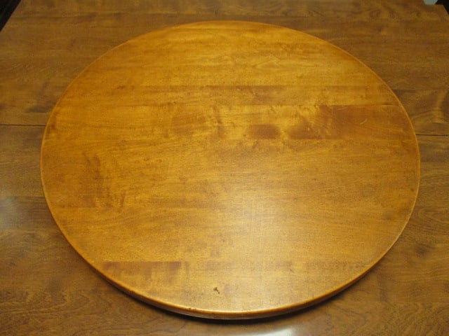 Solid Wood Table Top Lazy Susan - 2