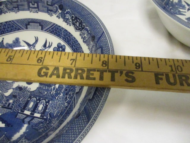 Johnson Bros. Blue Willow Serving Pieces - 10