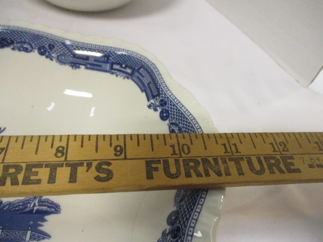 Johnson Bros. Blue Willow Serving Pieces - 4