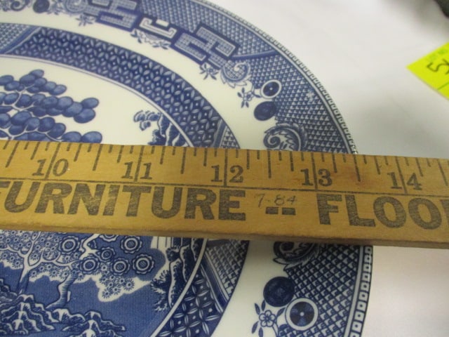 Johnson Bros. Blue Willow Serving Pieces - 7